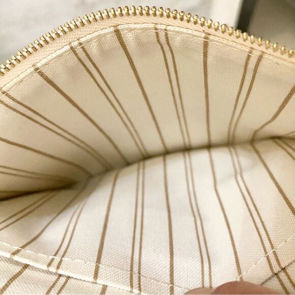 LOUIS VUITTON Damier Azur (Neverfull MM ) Pouch Bag 💼 AR1158 - Picture 16 of 16